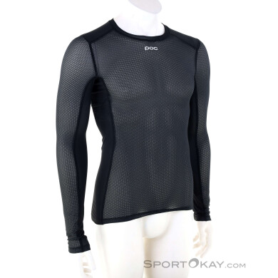 POC Essential Layer L/S Herren Funktionsshirt-Schwarz-M
