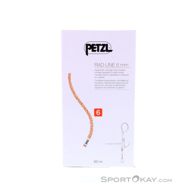Petzl Rad Line 6mm 60m Reepschnur-Orange-60