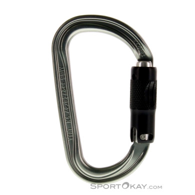 Petzl Am'D Ball-Lock Karabiner-Grau-One Size