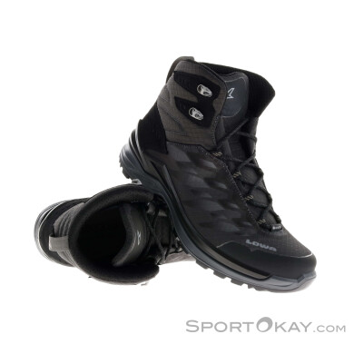 Lowa Ferrox GTX Mid Herren Wanderschuhe-Schwarz-10