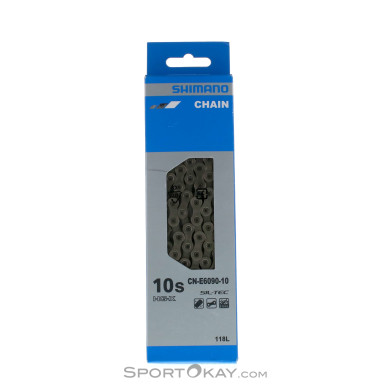 Shimano CN-E6090 10-fach 118GL E-Bike Kette-Grau-One Size