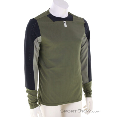Fox Defend L/S Herren Bikeshirt-Oliv-Dunkelgrün-L