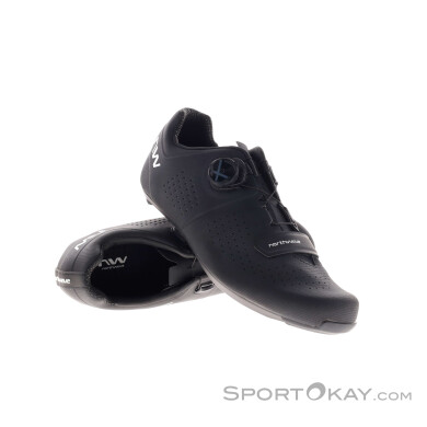 Northwave Storm Carbon Herren Rennradschuhe-Schwarz-42