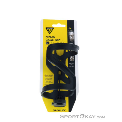 Topeak Ninja Cage SKX Flaschenhalter links-Schwarz-One Size