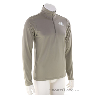 The North Face 24/7 1/4 Zip Graphic Herren Shirt-Beige-XXL