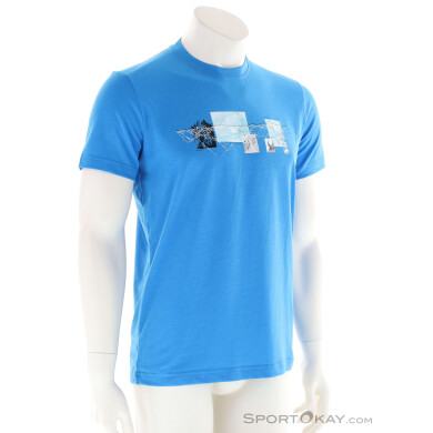 Mammut Mountain 3308m Herren T-Shirt-Blau-L