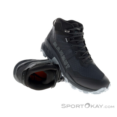 Mammut Sertig II Mid GTX Damen Wanderschuhe Gore-Tex-Schwarz-6