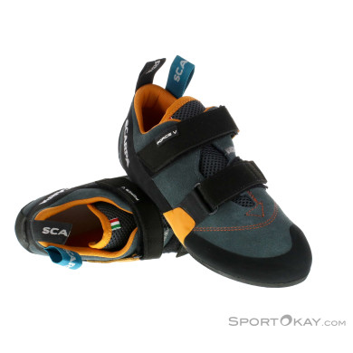 Scarpa Force V Herren Kletterschuhe-Blau-40
