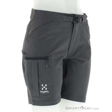 Haglöfs Lizard Softshell Damen Outdoorshort-Anthrazit-38