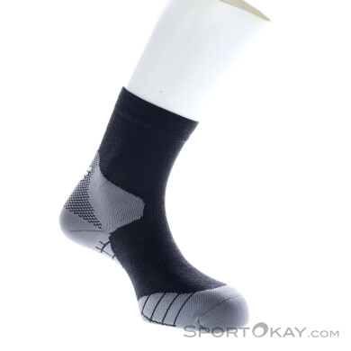 CEP Hiking Light Merino Compression Mid Cut Damen Wandersocken-Schwarz-3