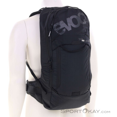 Evoc Trail Pro Blackline 10l Bikerucksack mit Protektor-Schwarz-L-XL