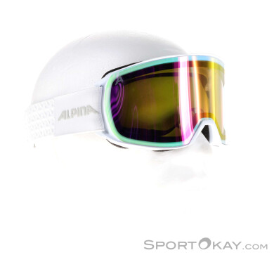Alpina Nakiska Q-Lite Skibrille-Weiss-One Size