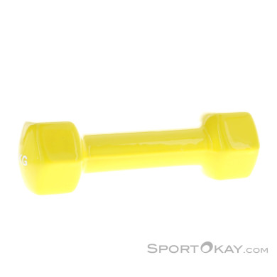Sportastic Fitnesshanteln Vinyl 1kg Hantel-Gelb-1