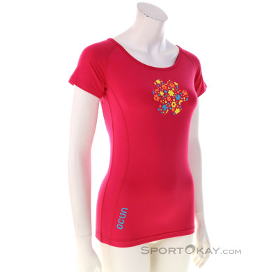 Ocun Bamboo T Meadow Damen T-Shirt-Pink-Rosa-M