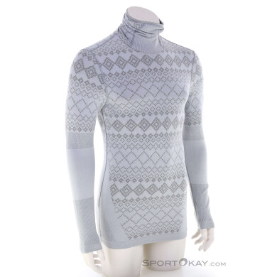 Löffler Rollneck L/S Transtex Warm Retr'x Herren Shirt-Grau-50-52