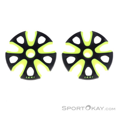 Leki Big Mountain Basket Skistöcke Zubehör-Gelb-One Size