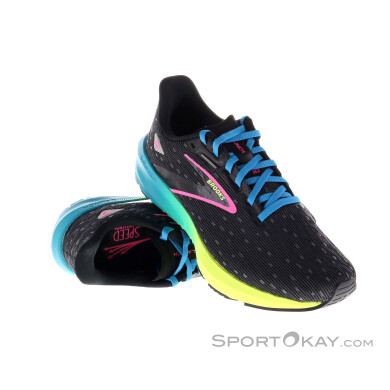 Brooks Launch 10 Damen Laufschuhe-Schwarz-8,5