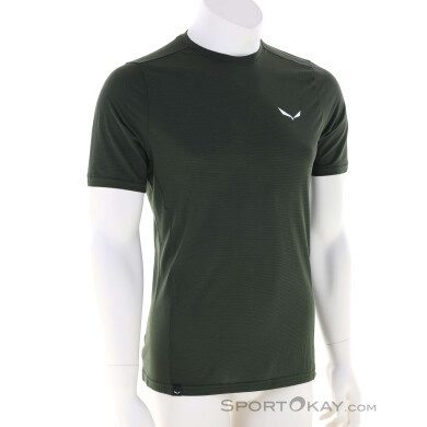 Salewa Puez Dry'Ton Herren T-Shirt-Oliv-Dunkelgrün-XL