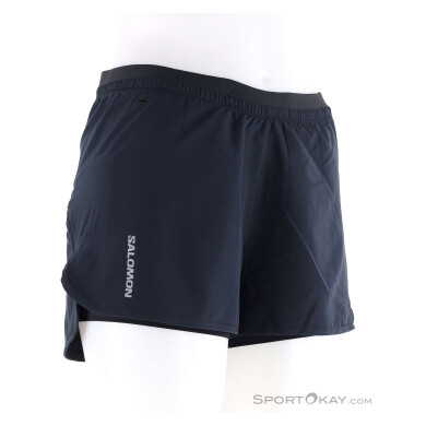 Salomon Cross 2in1 Damen Laufshort-Schwarz-S