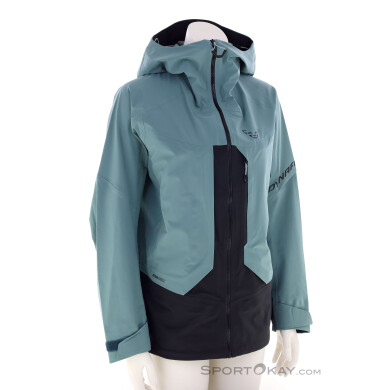 Dynafit Tigard 3L Stretch Damen Tourenjacke-Türkis-XS