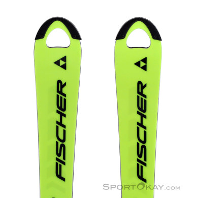 Fischer RC4 WC SL Jr. + RC4 Z9 GW Kinder Skiset 2025-Gelb-125