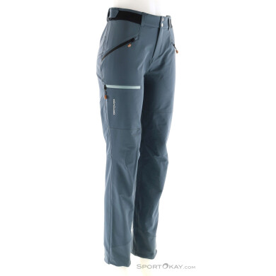 Ortovox Seceda Softshell Pants Damen Outdoorhose-Blau-M