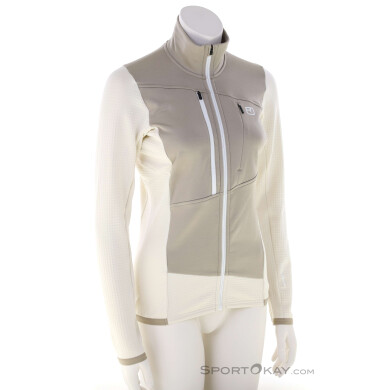 Ortovox Fleece Grid Damen Fleecejacke-Beige-S