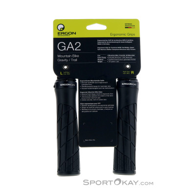 Ergon GA2 Griffe-Schwarz-One Size