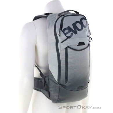 Evoc Trail Pro 10l Bikerucksack mit Protektor-Dunkel-Grau-L-XL