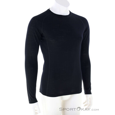 GripGrab Merino Thermo LS Herren Funktionsshirt-Schwarz-M