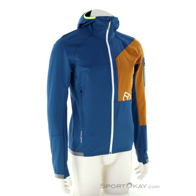Ortovox Berrino Hooded Herren Tourenjacke-Blau-S
