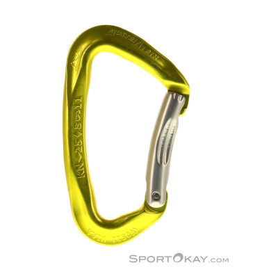 Austrialpin Eleven Bent Schnappkarabiner-Grün-One Size