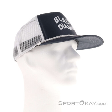 Black Diamond Flat Bill Trucker Schildmütze-Weiss-One Size