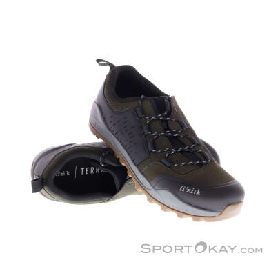 Fizik Terra Ergolace X2 MTB Schuhe-Oliv-Dunkelgrün-43
