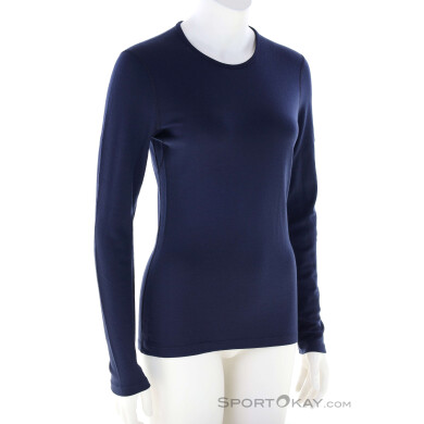 Icebreaker 260 Tech Thermo LS Damen Funktionsshirt-Dunkel-Blau-XL