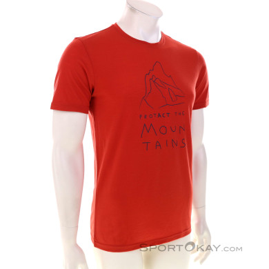 Ortovox 150 Cool MTN Protector TS Herren T-Shirt-Rot-M