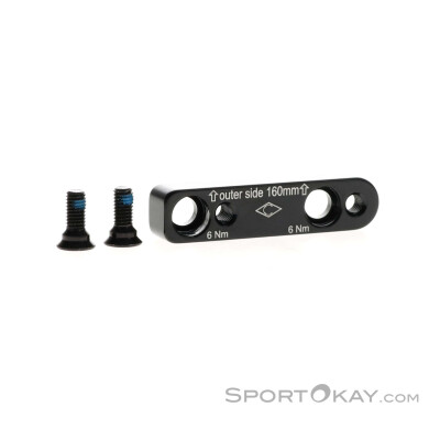 Campagnolo Flat Mount HR Bremsadapter-Schwarz-One Size