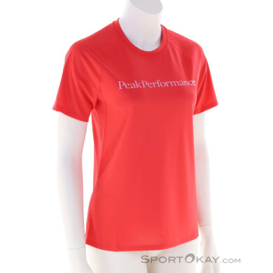 Peak Performance Active Tee Damen T-Shirt-Rot-M
