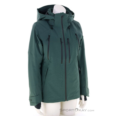 Salomon Spectral Damen Skijacke-Oliv-Dunkelgrün-M