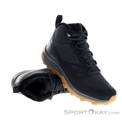 Salomon Outsnap WP Herren Winterschuhe-Schwarz-10