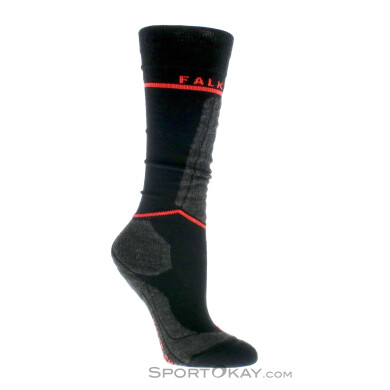 Falke SK Energizing Wool W1 Damen Skisocken-Schwarz-39-42