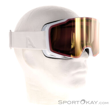 Alpina Taos QV Skibrille-Weiss-One Size