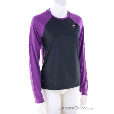 Mons Royale Tarn Merino Bike Wind Jersey Damen Bikeshirt-Lila-S