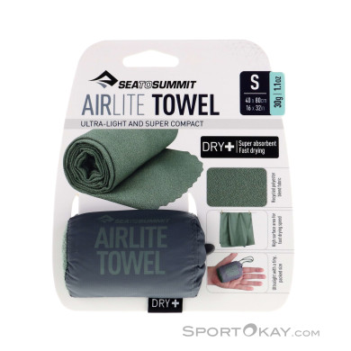 Sea to Summit Airlite Small Handtuch-Grün-S