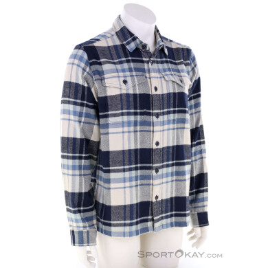 Patagonia Fjord Flannel Herren Hemd-Blau-M