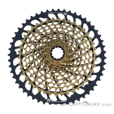 Sram XG-1299 Eagle 12-Fach Kassette-Gold-One Size