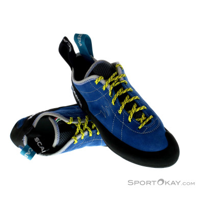 Scarpa Helix Herren Kletterschuhe-Blau-42,5