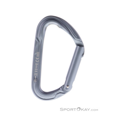 Edelrid Pure Straight Schnappkarabiner-Grau-One Size