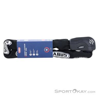 Abus Granit City Chain XPlus 1060 85cm Kettenschloss-Schwarz-One Size