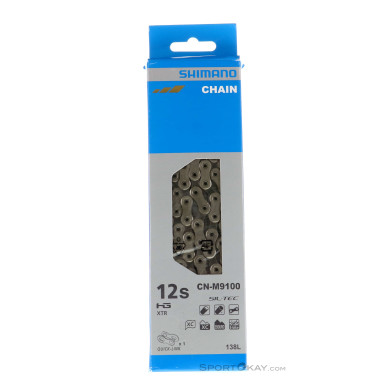 Shimano XTR Rennrad CN-M9100 12-fach 138GL Kette-Silber-One Size